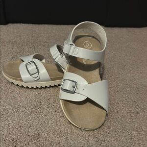 Cat & Jack White Sandals with Adjustable Ankle Strap